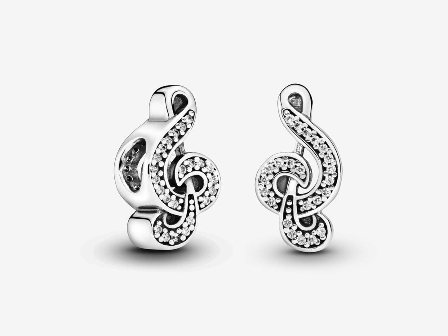 Melodic Silver Note Charm