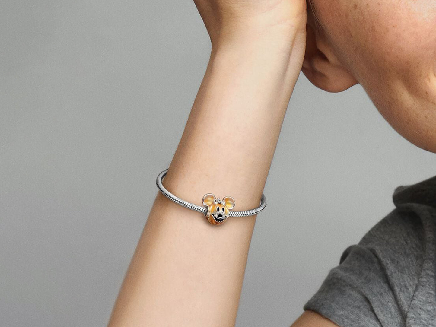 Disney Mickey Mouse Pumpkin Charm