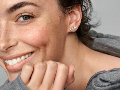Mickey Silhouette Stud Earrings
