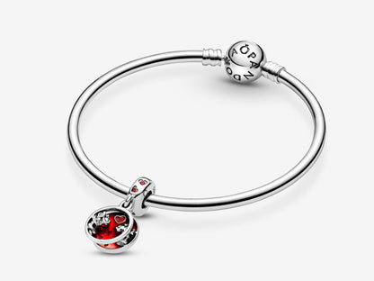 Disney Mickey Mouse & Minnie Mouse Love and Kisses Dangle Charm