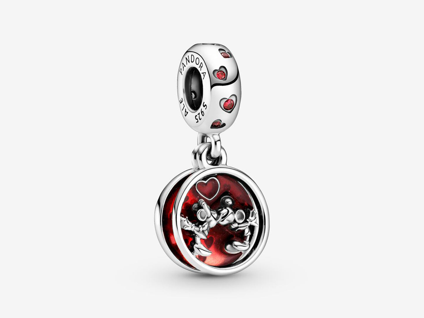 Disney Mickey Mouse & Minnie Mouse Love and Kisses Dangle Charm