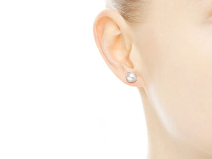 Minimalist Pearl Stud Earrings