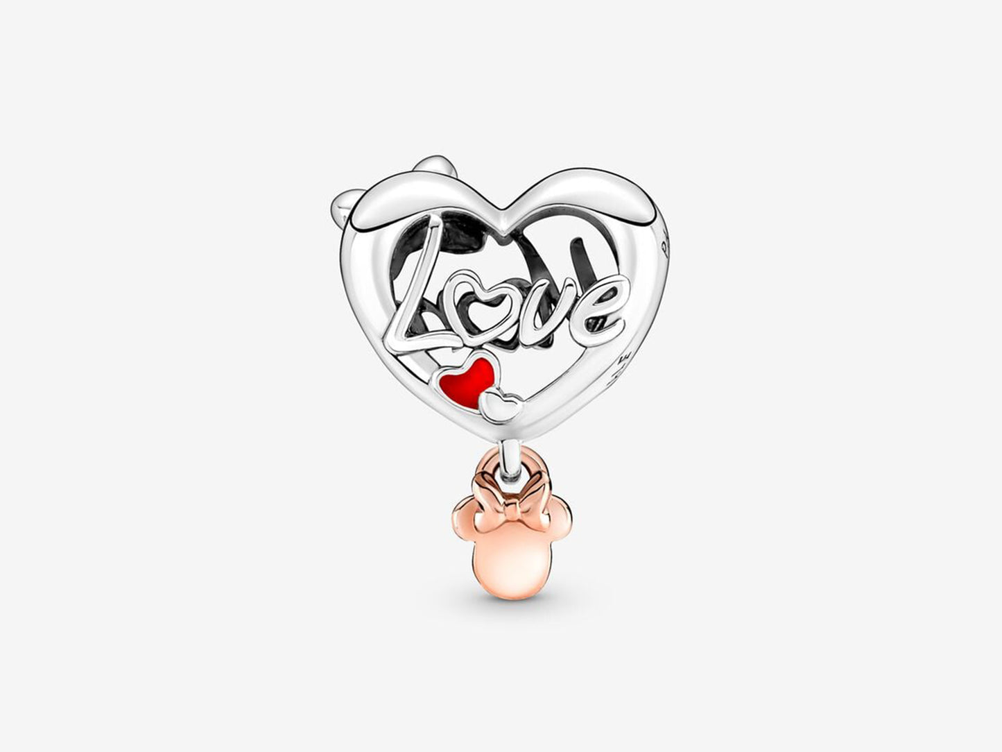 Disney Minnie Mouse Mom Heart Charm