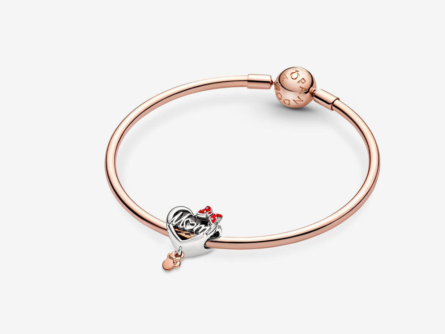 Disney Minnie Mouse Mom Heart Charm