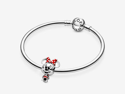 Disney Minnie Mouse Dotted Dress & Bow Charm