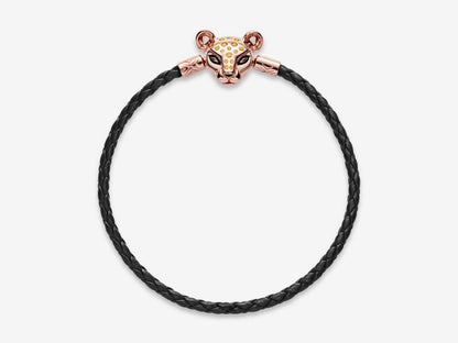 Black Leather Bracelet