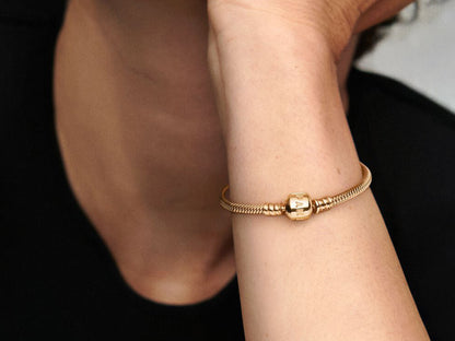 14K Gold Snake Chain Bracelet