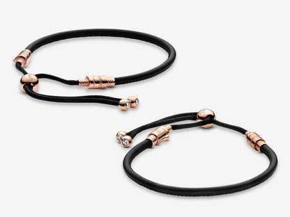 Adjustable Leather Cord Bangle
