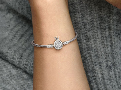 Silver Crown O Bracelet