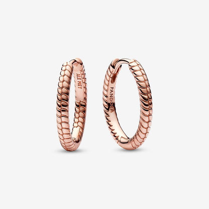 Small Charm Hoop Earrings