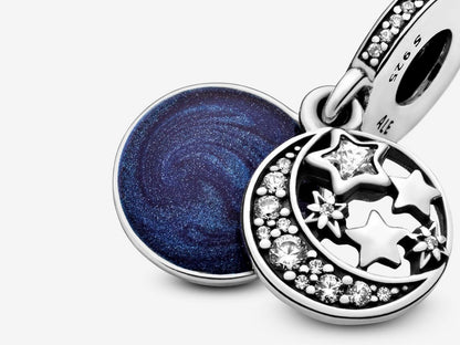 Moon & Blue Sky Dangle Charm