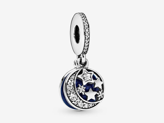 Moon & Blue Sky Dangle Charm