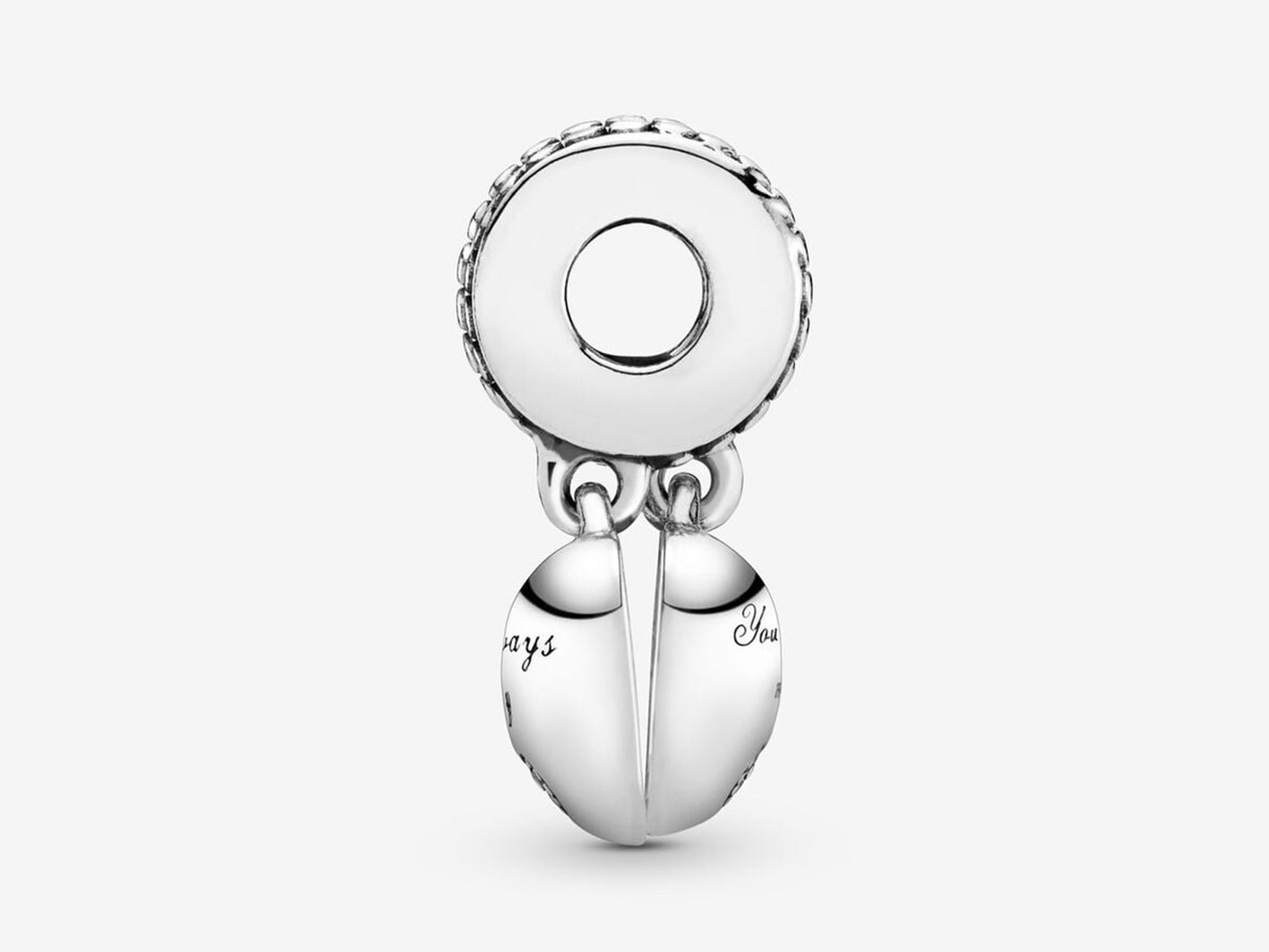 Mother & Daughter Hearts Dangle Charm