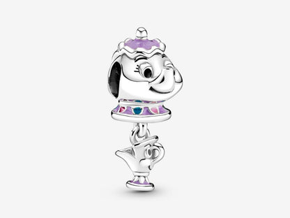 Disney Beauty and the Beast Mrs. Potts and Chip Dangle Charm