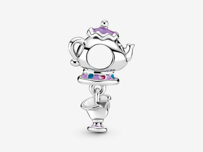 Disney Beauty and the Beast Mrs. Potts and Chip Dangle Charm