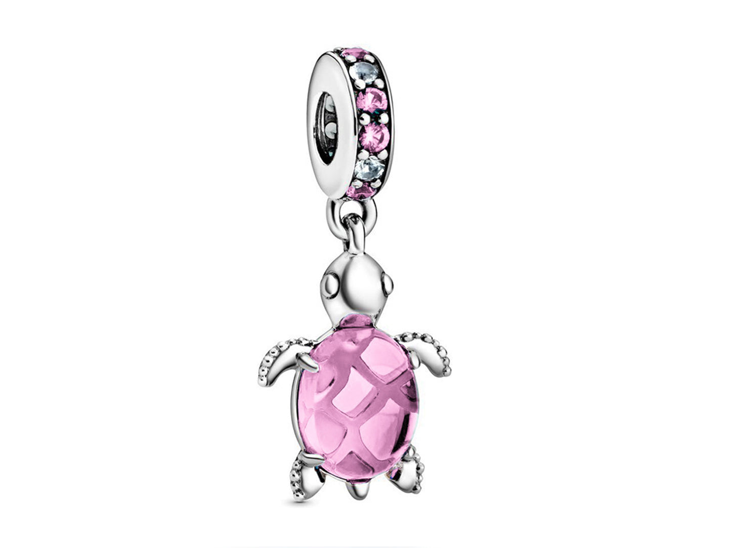 Murano Glass Sea Turtle Dangle Charm