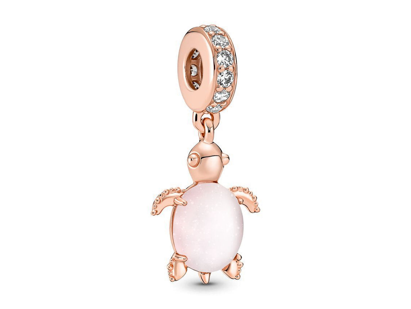 Murano Glass Sea Turtle Dangle Charm