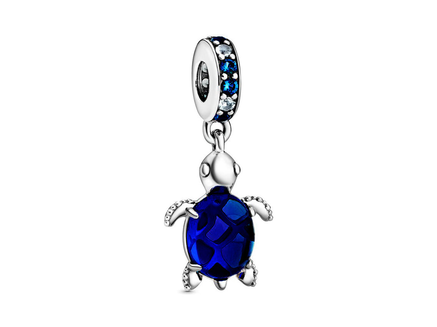 Murano Glass Sea Turtle Dangle Charm