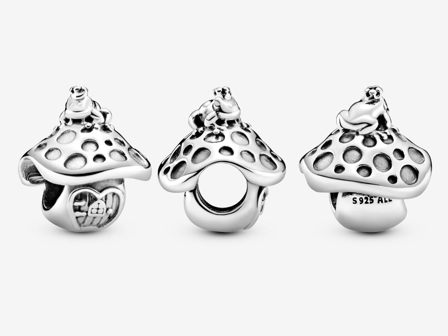 Mushroom & Frog Charm