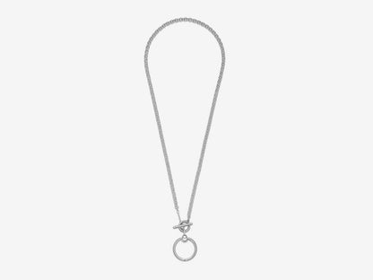 O Pendant T-Bar Necklace