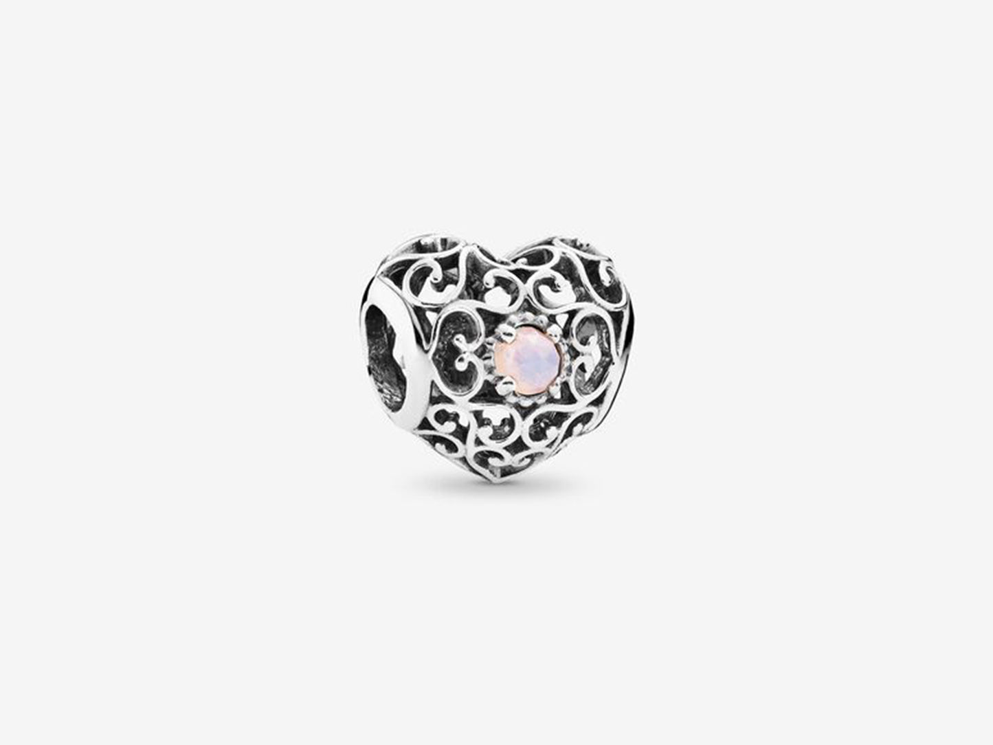 October Opal Charm