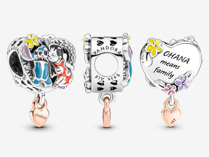 Disney Ohana Lilo & Stitch Inspired Charm