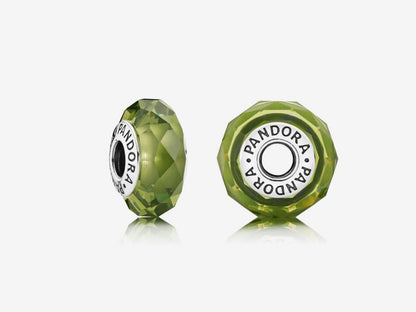 Olive Green Gem Charm