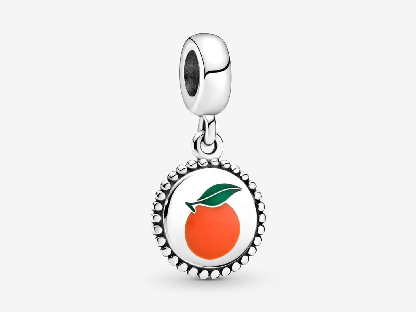 Orange Patterned Charm