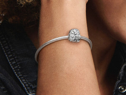 Mother & Baby Owl Charm
