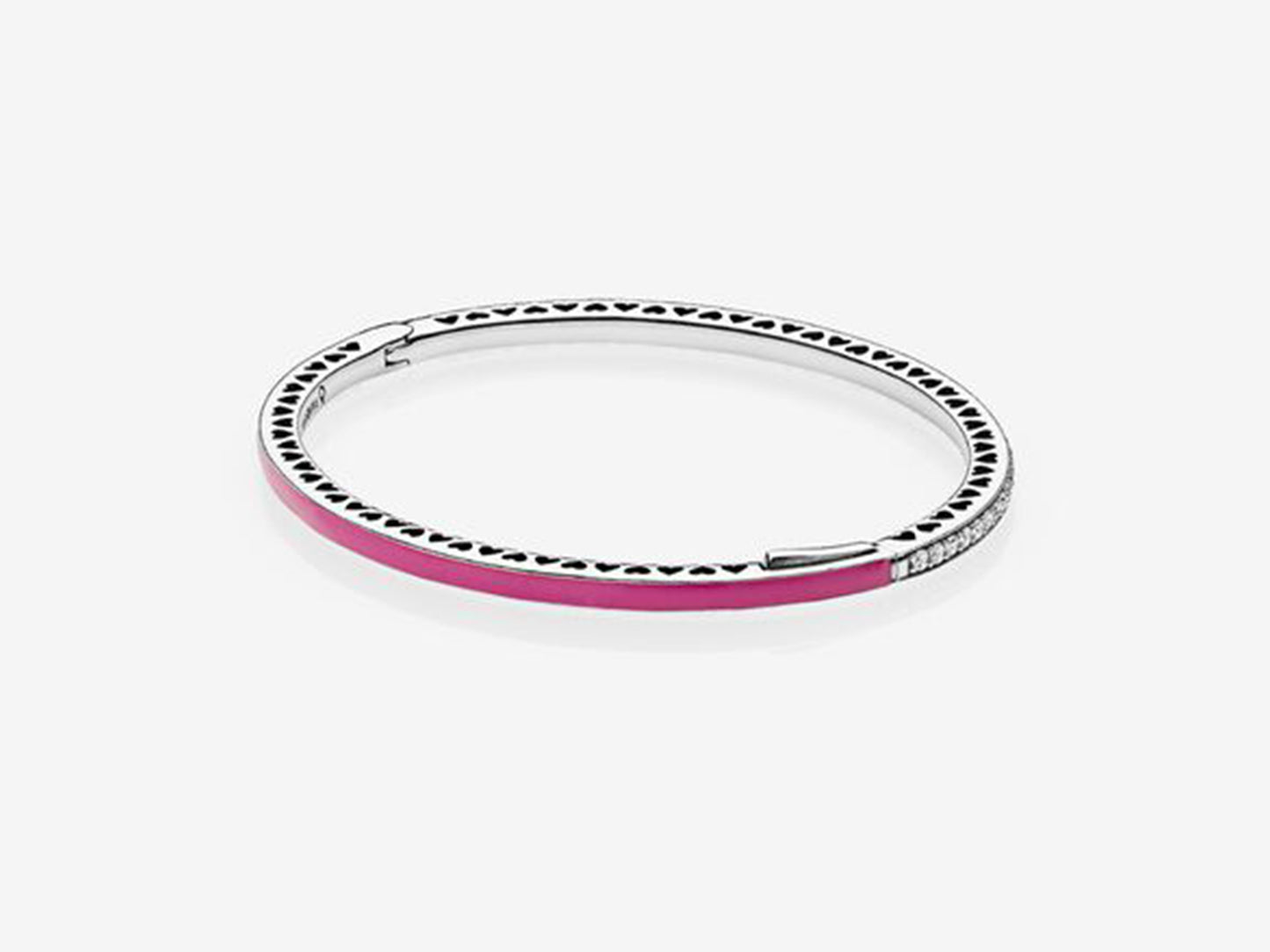 Cherry Red Shining Heart Bracelet