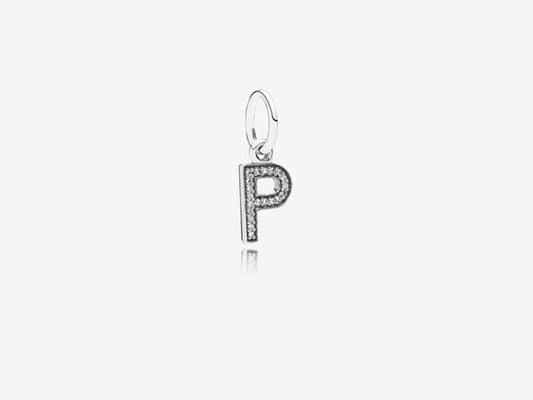 Radiant  Letter P Charm