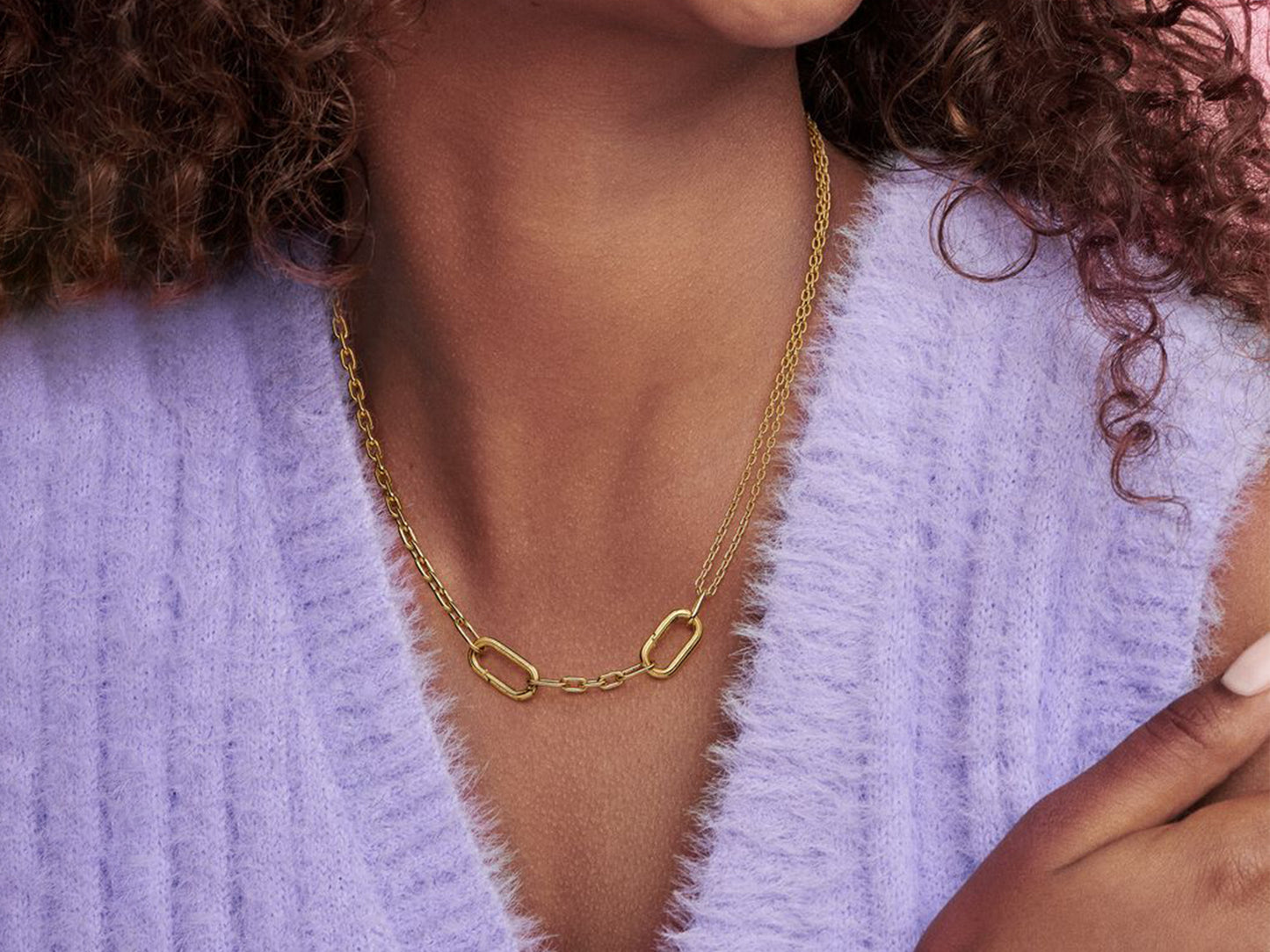 Double Link Chain Necklace