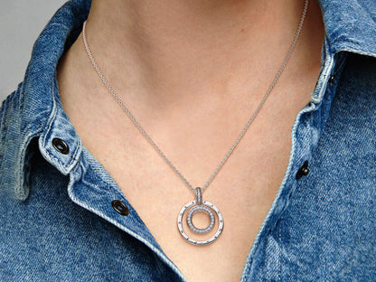 Pavé & Beads Pendant & Necklace