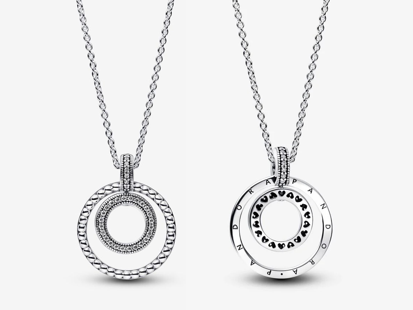 Pavé & Beads Pendant & Necklace