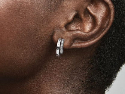 Pavé Duo Stud Earrings