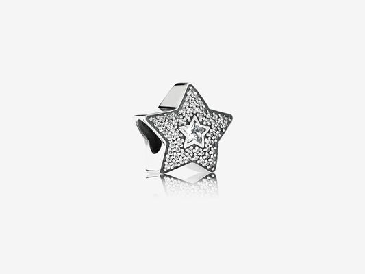 Pavé Gem Wishful Star Charm