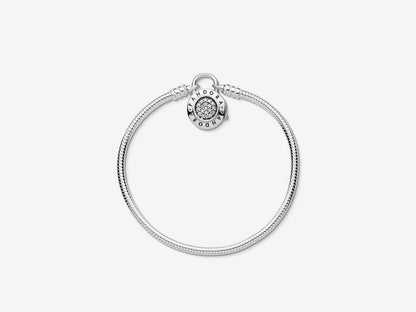 Pave Lock Chain Bracelet