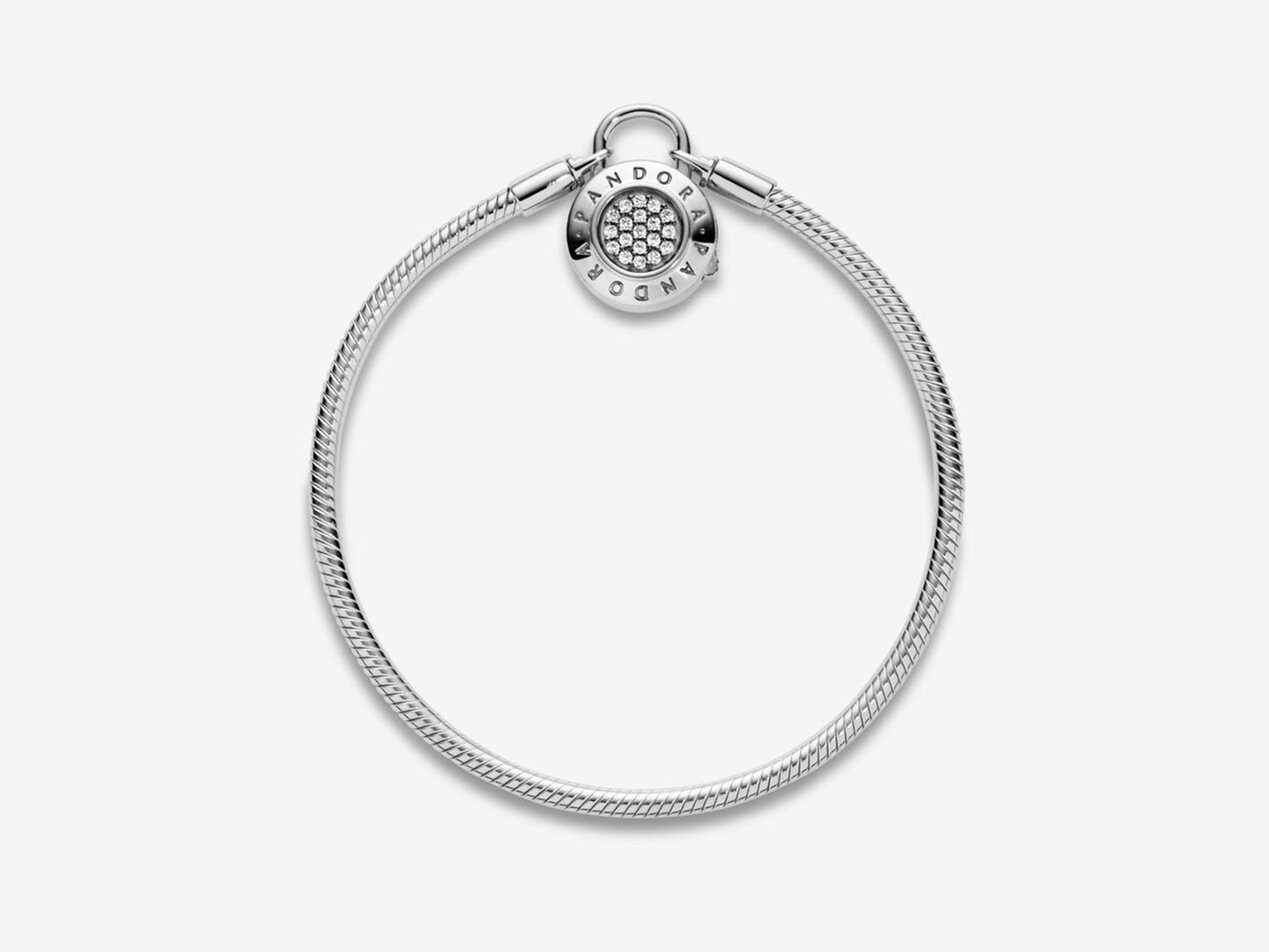 Pave Lock Chain Bracelet