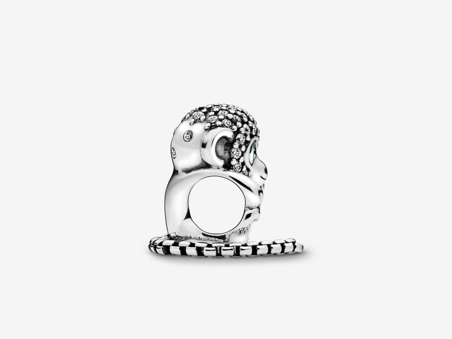 Pave Monkey Charm