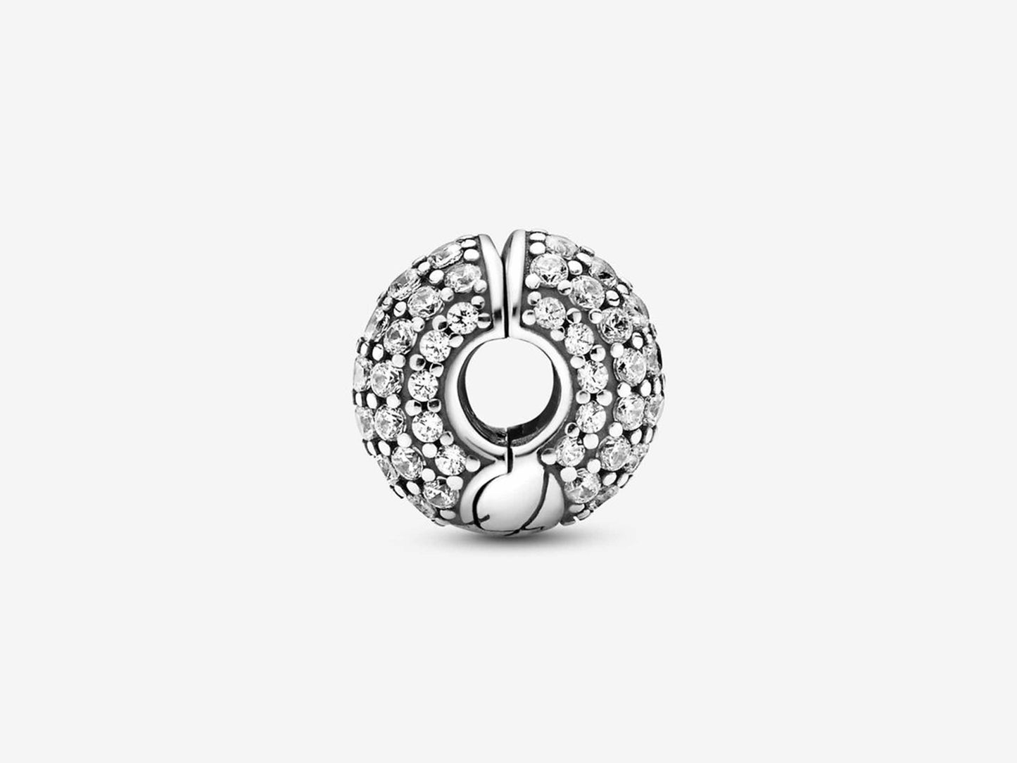 pavé snake bone chain clip Charm
