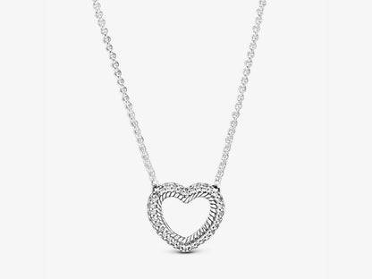 Pavé Snake Chain Heart Charm
