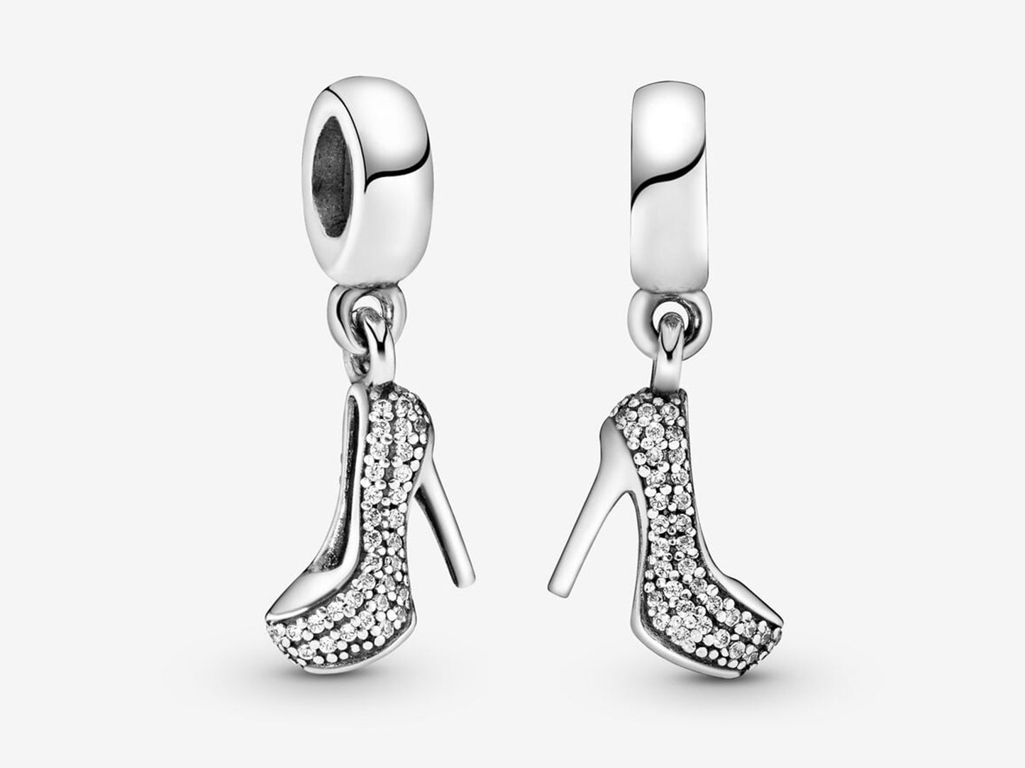 Pavé Stiletto Shoe Dangle Charm