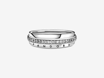 Triple Band Pavé Ring