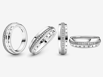 Triple Band Pavé Ring