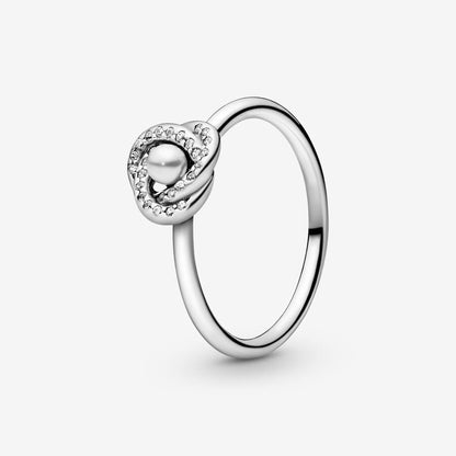 Pearl Knot Elegance Ring