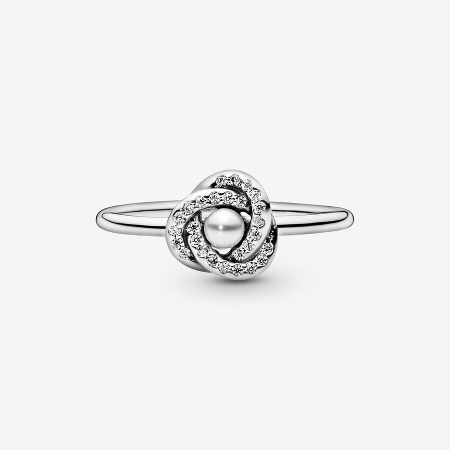 Pearl Knot Elegance Ring