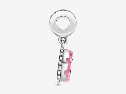 Pink Birthday Cake Dangle Charm