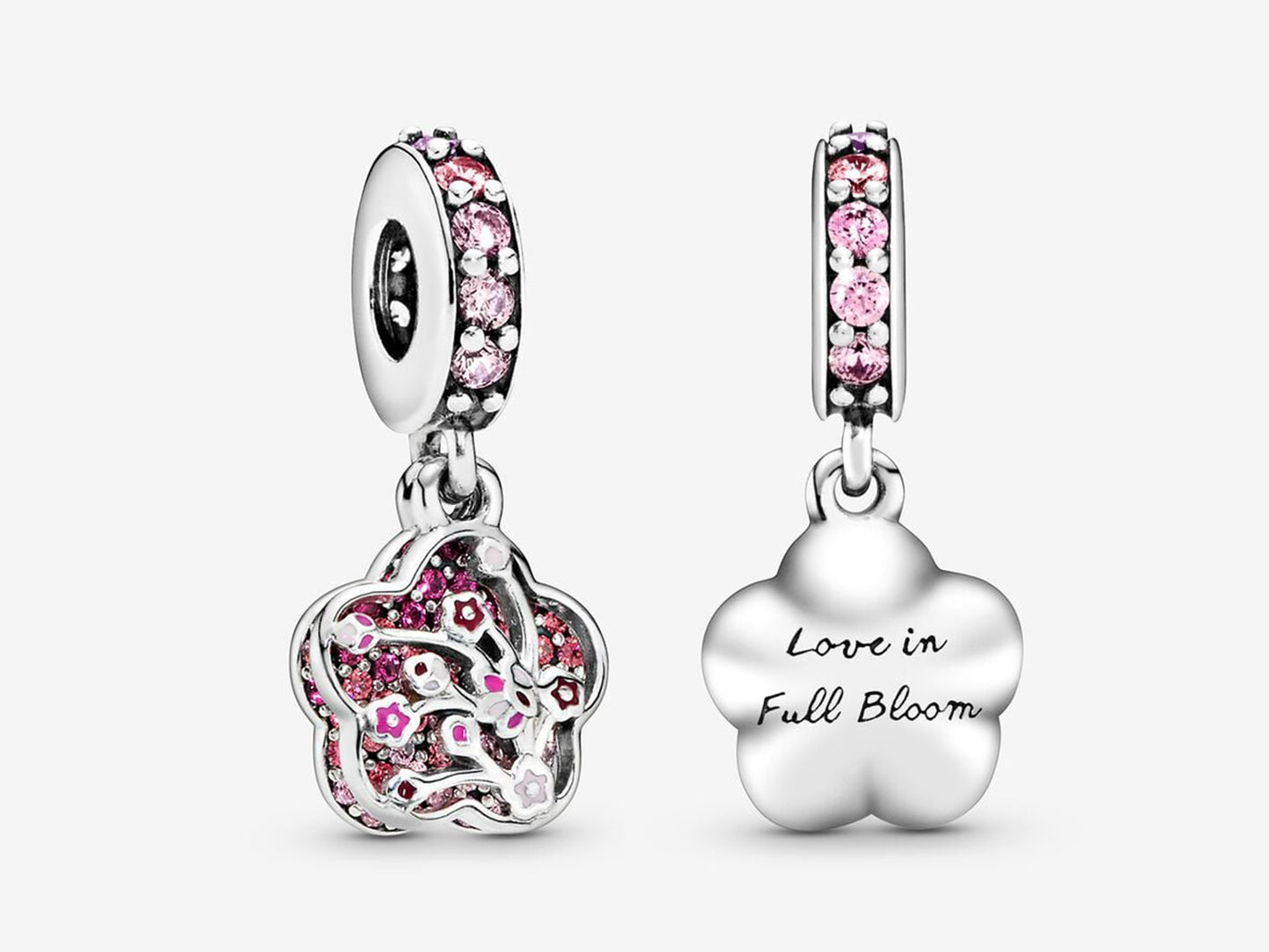 Pink Blossom Mosaic Charm