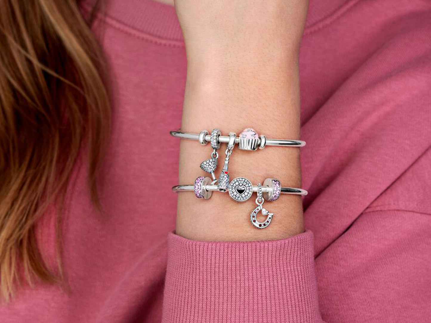 Pink Cupcake Charm