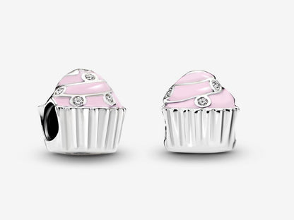 Pink Cupcake Charm